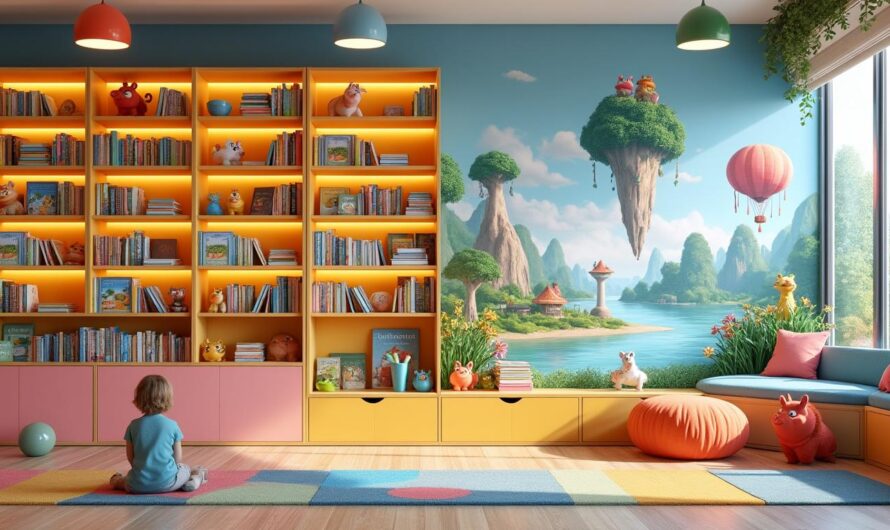Comment personnaliser une bibliothèque pour une chambre d’enfant évolutive ?