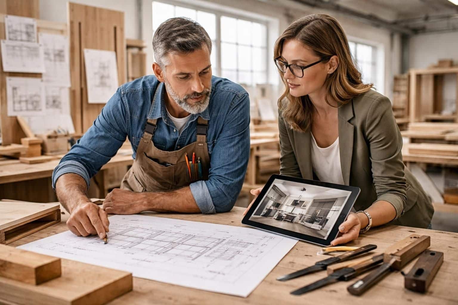 découvrez comment la collaboration entre ébéniste et architecte d’intérieur permet de créer des espaces uniques alliant esthétisme et fonctionnalité.