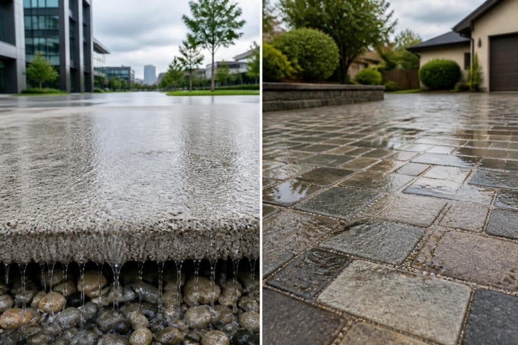 découvrez notre comparatif complet entre béton drainant et pavés, avec leurs avantages et inconvénients pour choisir la meilleure solution d'aménagement extérieur durable et esthétique.