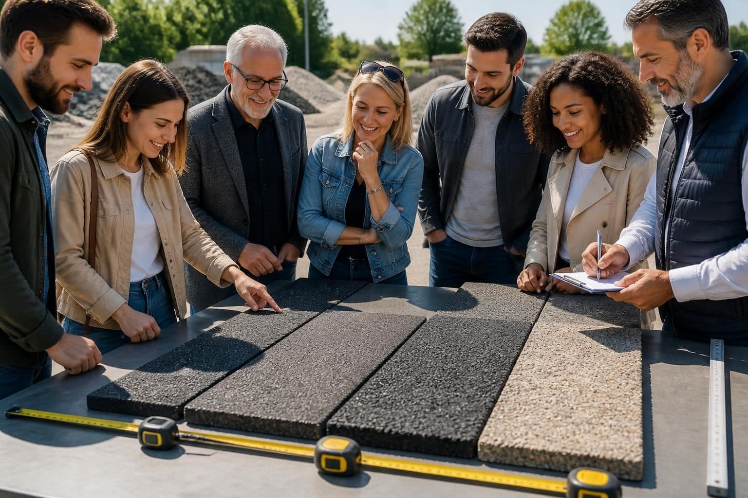 découvrez notre comparatif des prix de l'enrobé au mètre carré et lisez les avis clients pour choisir la meilleure option pour vos travaux de revêtement de sol.
