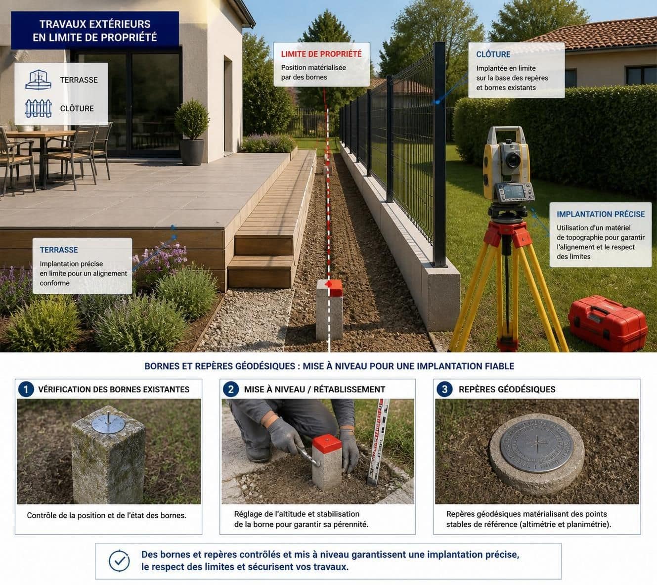 d&eacute;couvrez les r&egrave;gles essentielles &agrave; respecter pour les travaux ext&eacute;rieurs en limite de propri&eacute;t&eacute; et &eacute;vitez les erreurs fr&eacute;quentes souvent m&eacute;connues.