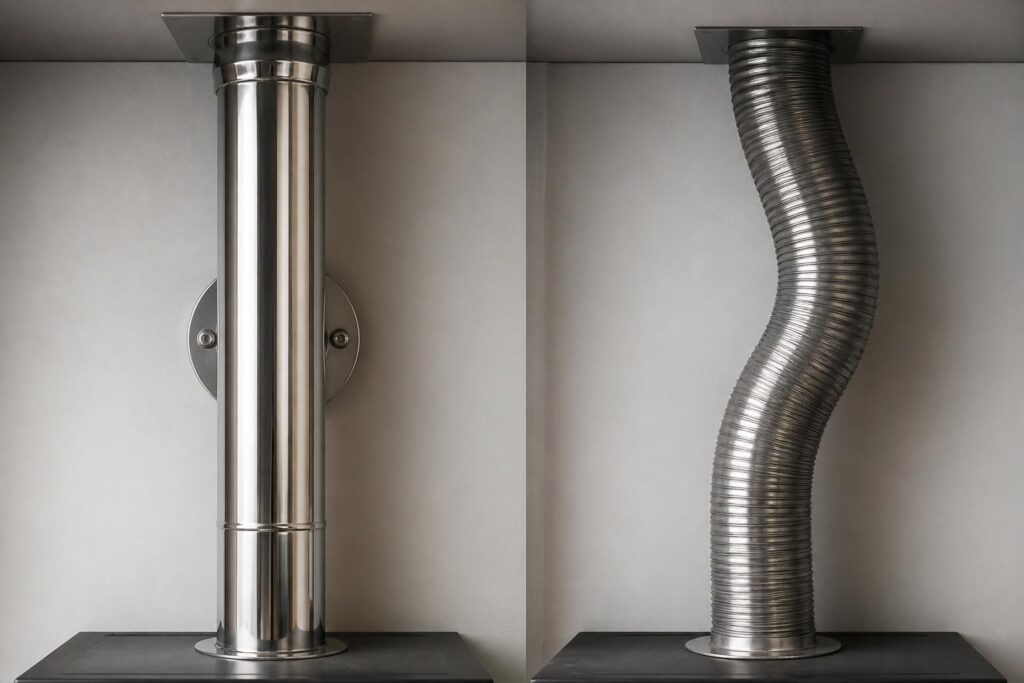 découvrez un comparatif détaillé entre le tubage cheminée inox et flexible pour choisir la meilleure solution adaptée à vos besoins en installation et sécurité.