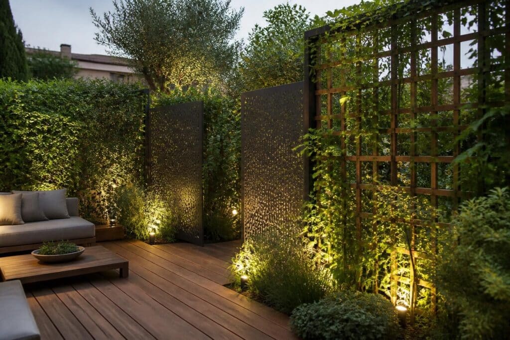 découvrez des solutions techniques efficaces pour l'aménagement de votre jardin et la gestion du vis-à-vis, alliant esthétique et intimité.