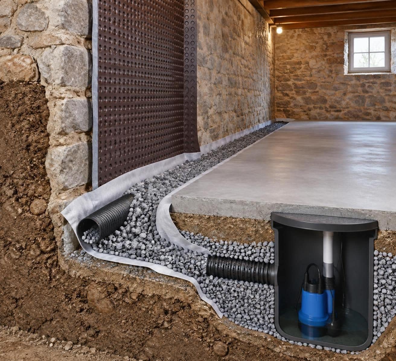 découvrez comment installer un drain de cave étape par étape : matériaux, préparation, pose et conseils pour protéger votre sous-sol de l’humidité.