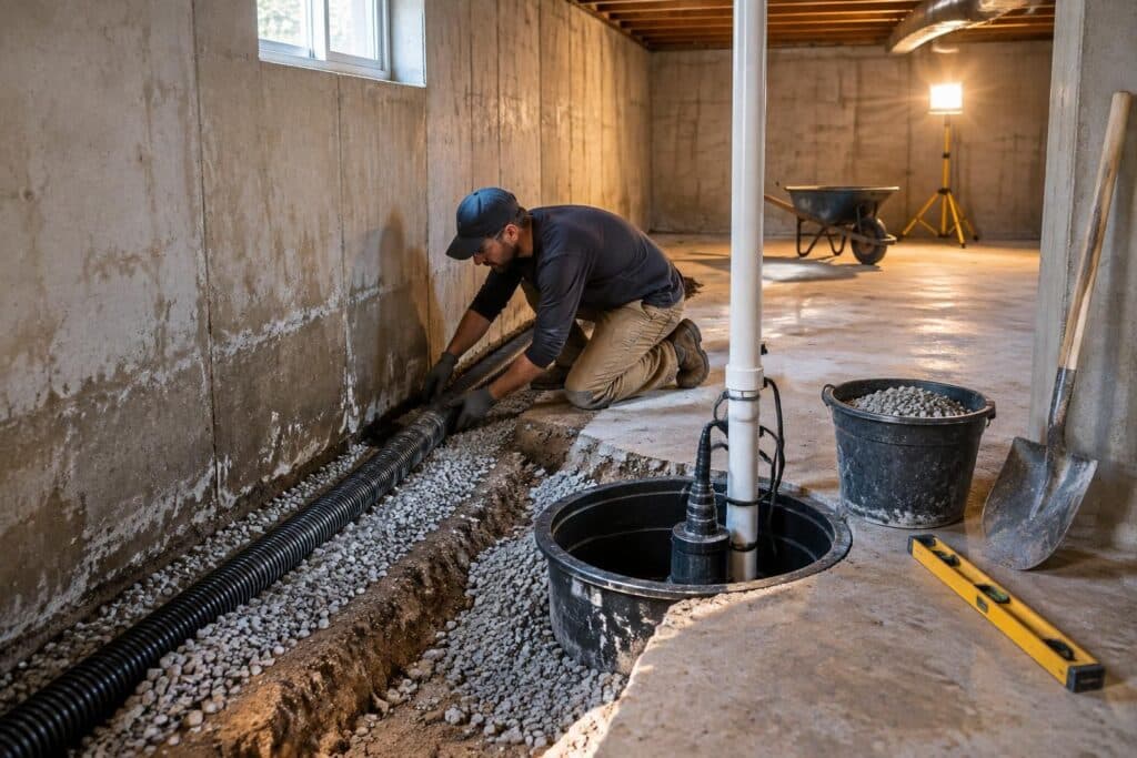 découvrez comment installer un drain de cave étape par étape : matériaux nécessaires, préparation du sol et conseils pour prévenir les infiltrations d’eau.
