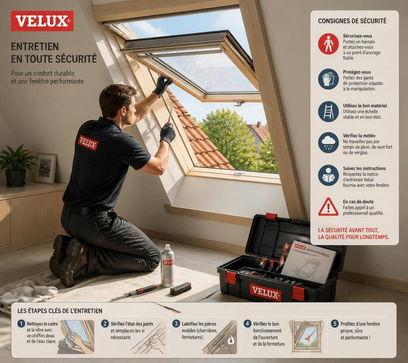 découvrez notre guide complet du velux pour maîtriser l'entretien et la maintenance de vos fenêtres de toit. conseils pratiques et astuces pour prolonger leur durée de vie et garantir leur performance.