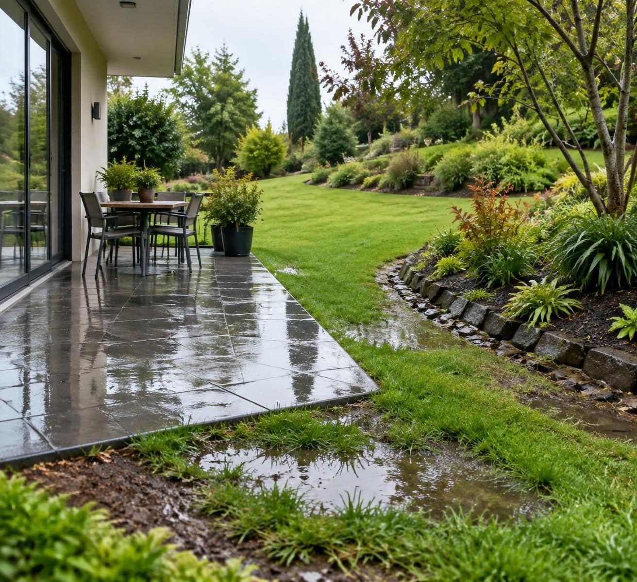 &eacute;vitez les erreurs de drainage qui ab&icirc;ment votre jardin : d&eacute;couvrez comment pr&eacute;venir l&rsquo;eau stagnante, l&rsquo;&eacute;rosion et les d&eacute;g&acirc;ts sur vos am&eacute;nagements.