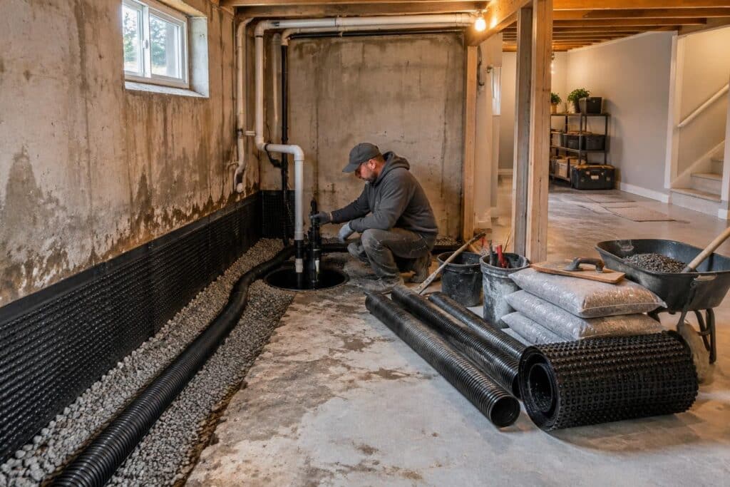 découvrez le prix d’un drainage de cave : coûts des travaux, solutions d’assainissement et conseils pour prévoir le budget complet de votre sous-sol.