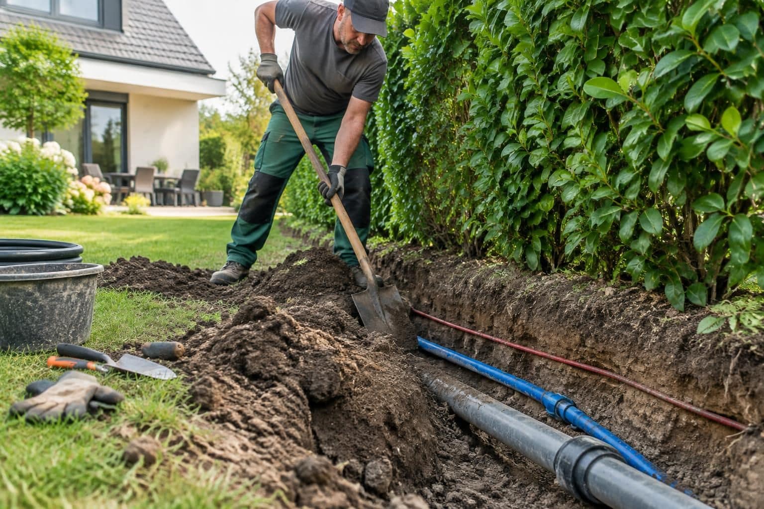 travaux de jardin et réseaux enterrés : découvrez les risques méconnus, les précautions à prendre et les démarches pour éviter dégâts et accidents.