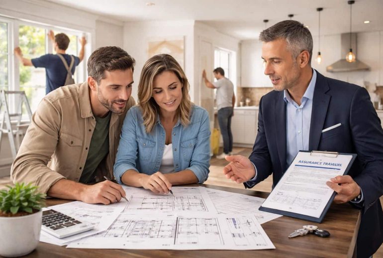 découvrez ce que l'acheteur peut exiger en matière d'assurance pour les travaux et la revente d'un bien immobilier, afin de sécuriser votre transaction.