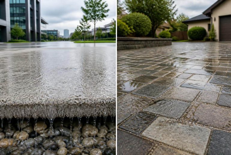 découvrez notre comparatif complet entre béton drainant et pavés, avec leurs avantages et inconvénients pour choisir la meilleure solution d'aménagement extérieur durable et esthétique.