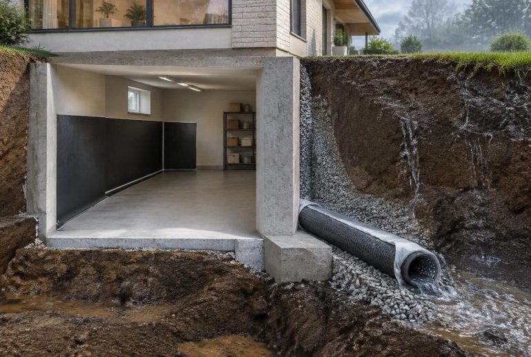 cuvelage ou drainage : découvrez les différences entre ces solutions et choisissez celle qui convient à votre sous-sol et à vos problèmes d’humidité.