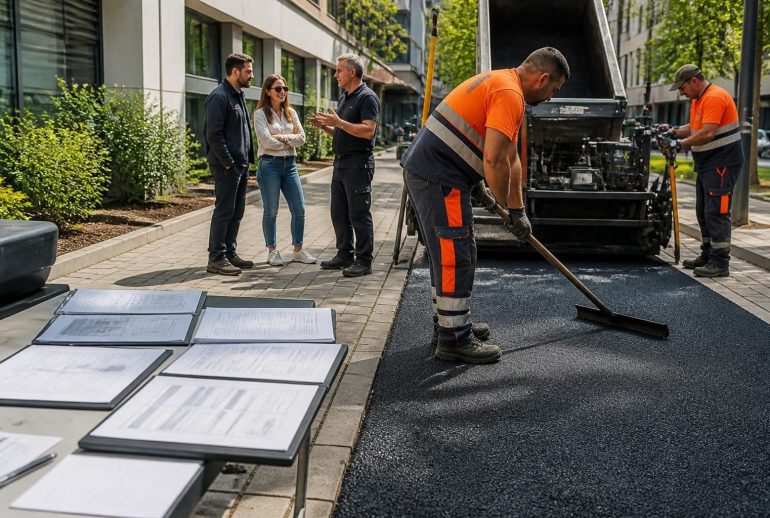 découvrez les prix au m² de l'enrobé, consultez les avis clients et obtenez des exemples de devis pour bien préparer vos travaux de voirie ou d'aménagement extérieur.