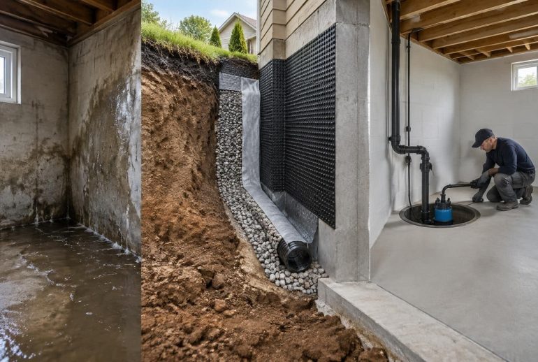 découvrez les étapes du drainage d’une cave, les solutions adaptées contre l’humidité et les conseils pour protéger durablement vos fondations.