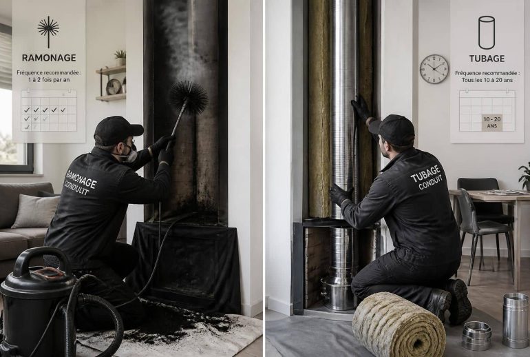 découvrez les différences entre le ramonage et le tubage ainsi que la fréquence recommandée pour assurer la sécurité et le bon fonctionnement de vos installations de chauffage.