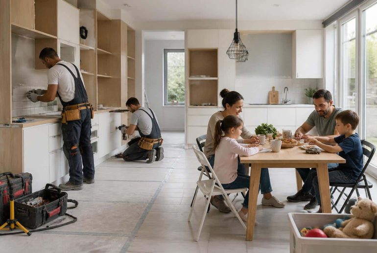 découvrez comment organiser efficacement la rénovation de votre cuisine en site occupé tout en respectant des délais réalistes pour un chantier réussi sans stress.