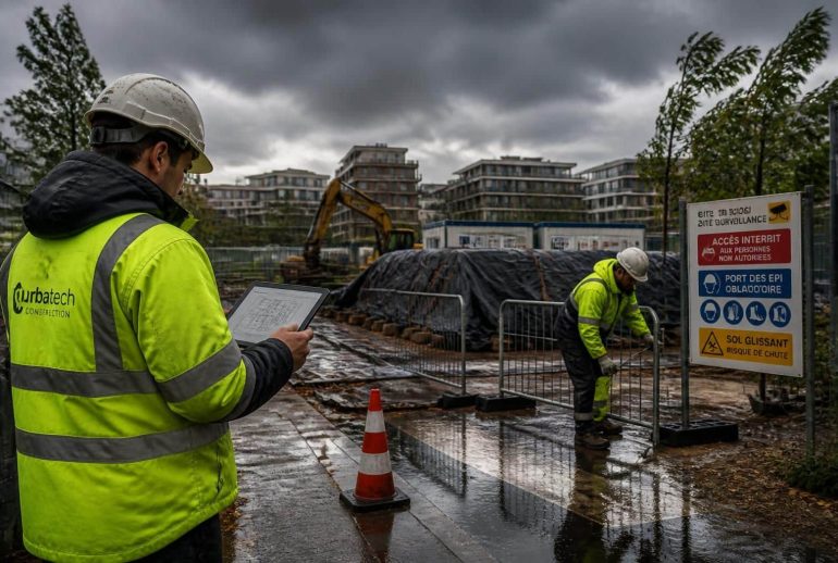 découvrez nos conseils pour anticiper les risques liés aux travaux extérieurs en cas d'intempéries et assurer la sécurité de vos chantiers.