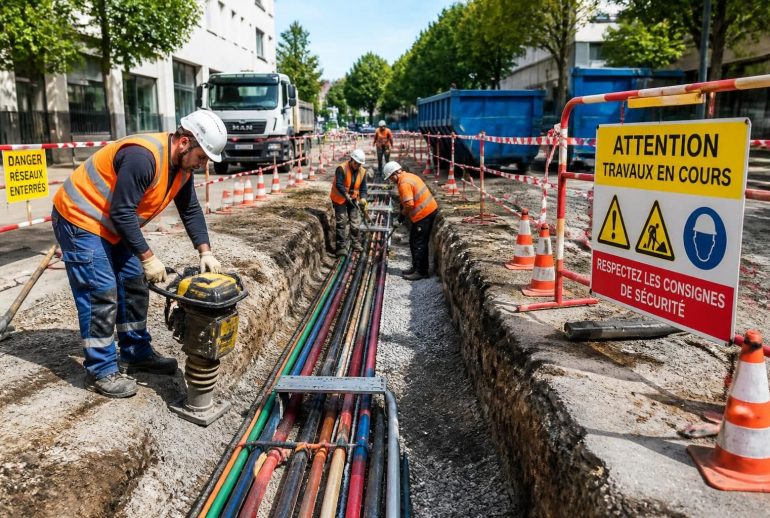 découvrez les précautions essentielles à prendre lors des travaux extérieurs et l'installation de réseaux enterrés pour garantir sécurité et conformité.